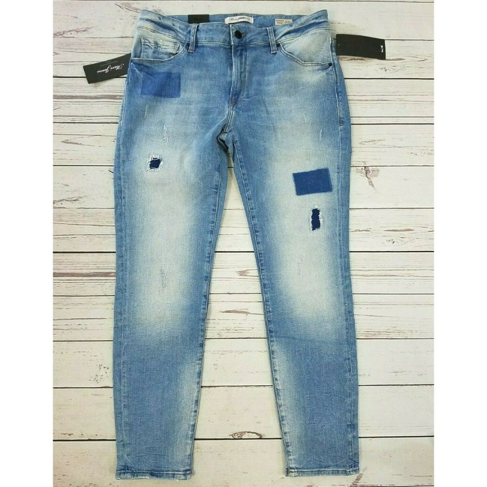 Mavi Adriana Ankle Mid-Rise Super Skinny Jeans Size 31